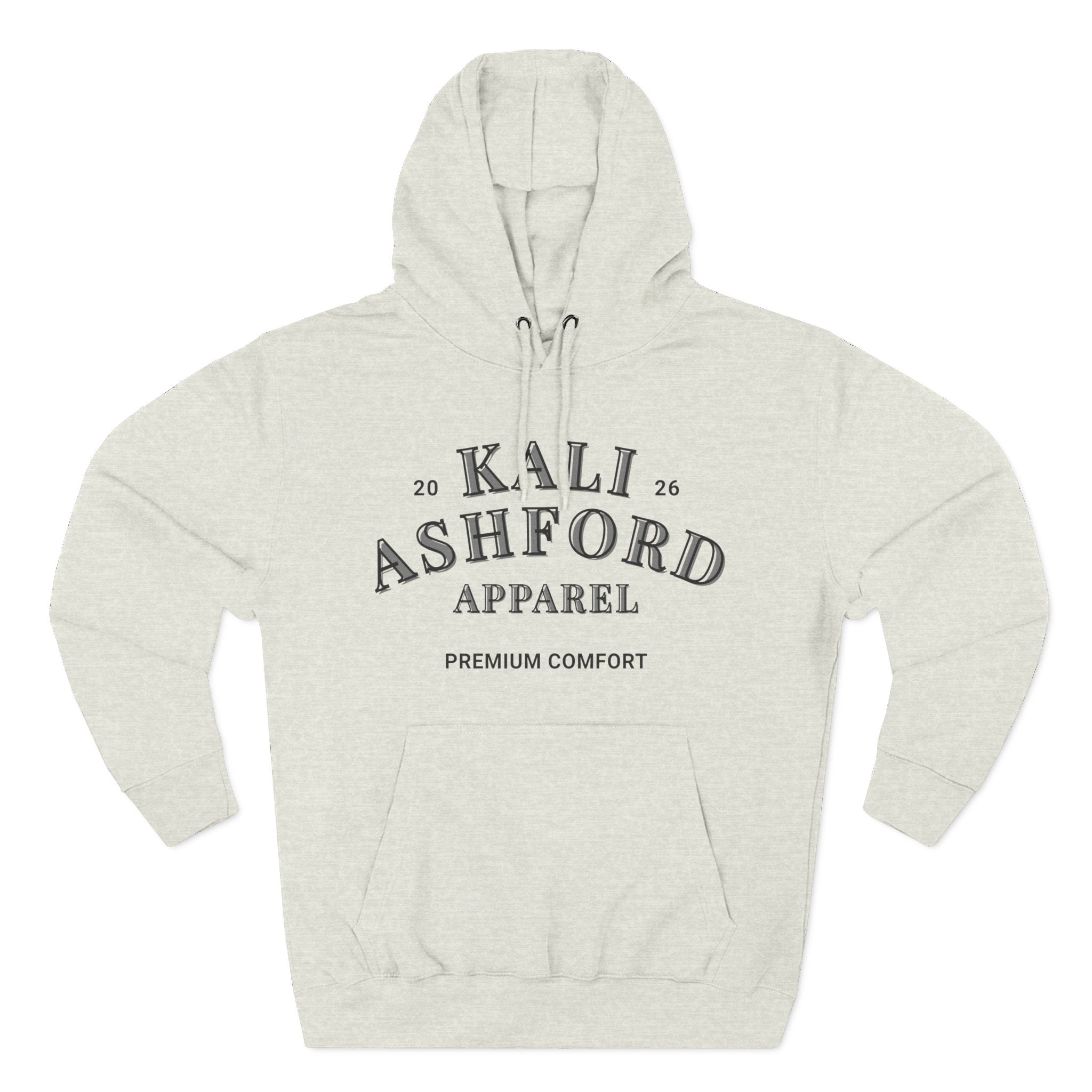 Kali Ashford Apparel Premium Comfort Hoodie Fleece Hooded Sweatshirt