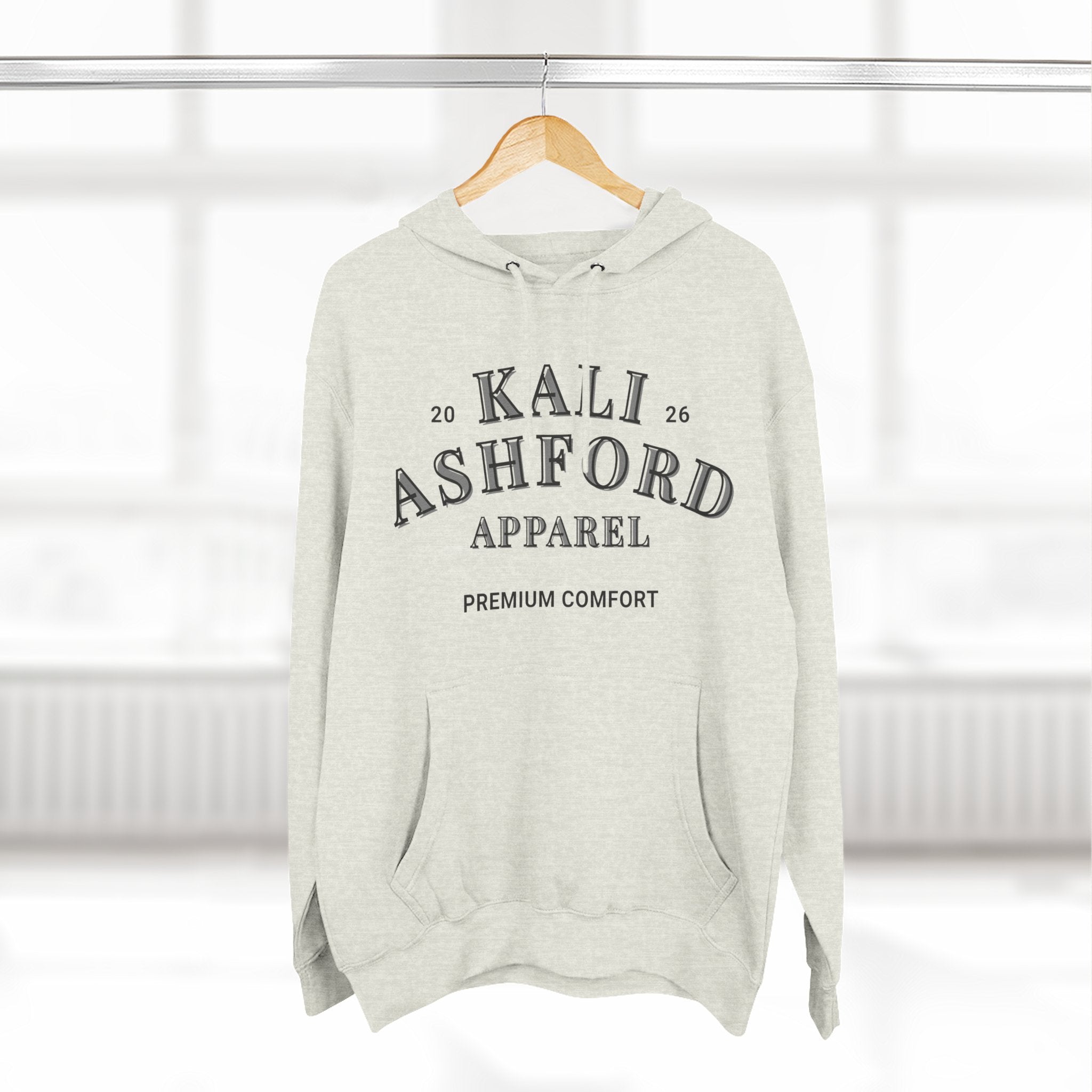 Kali Ashford Apparel Premium Comfort Hoodie Fleece Hooded Sweatshirt