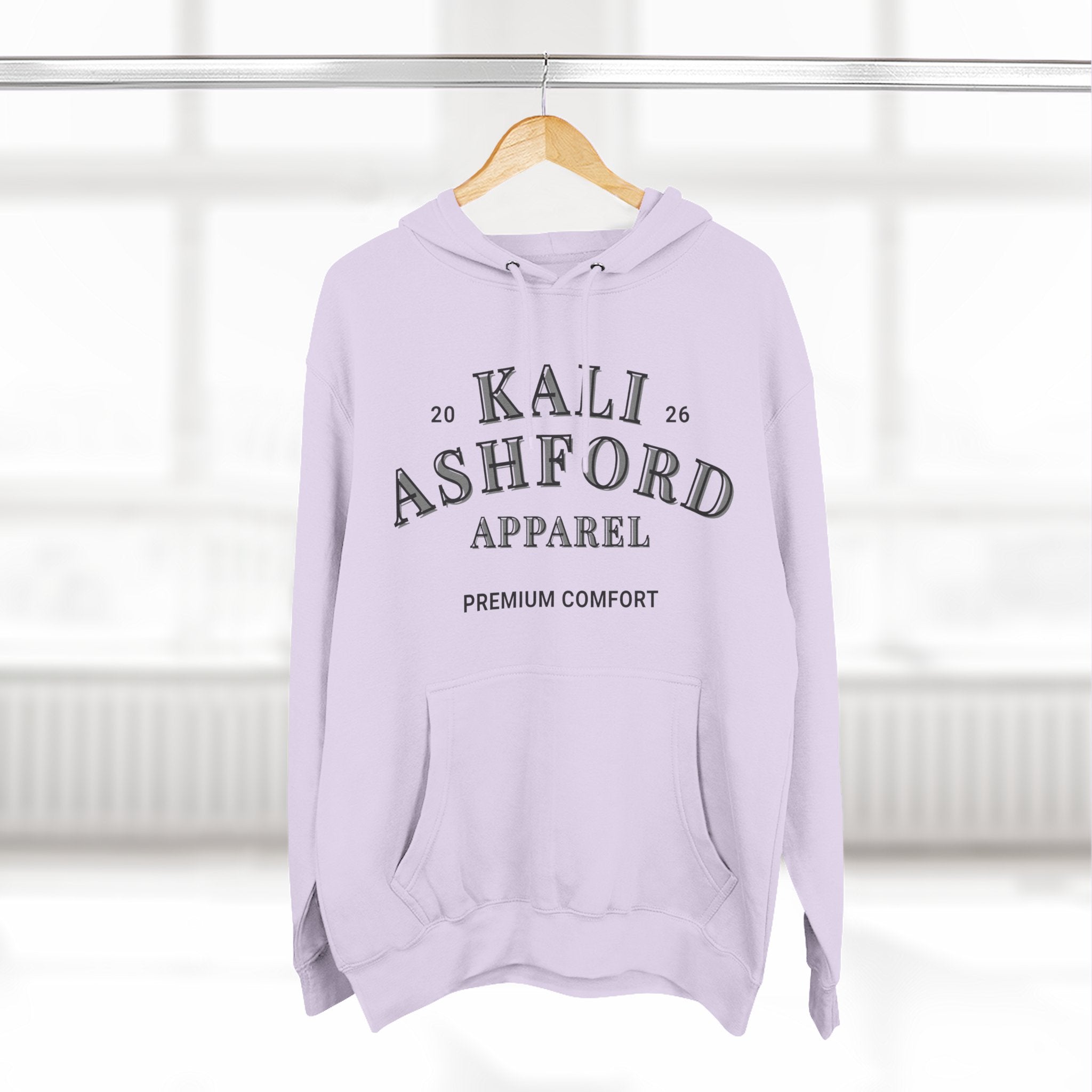 Kali Ashford Apparel Premium Comfort Hoodie Fleece Hooded Sweatshirt