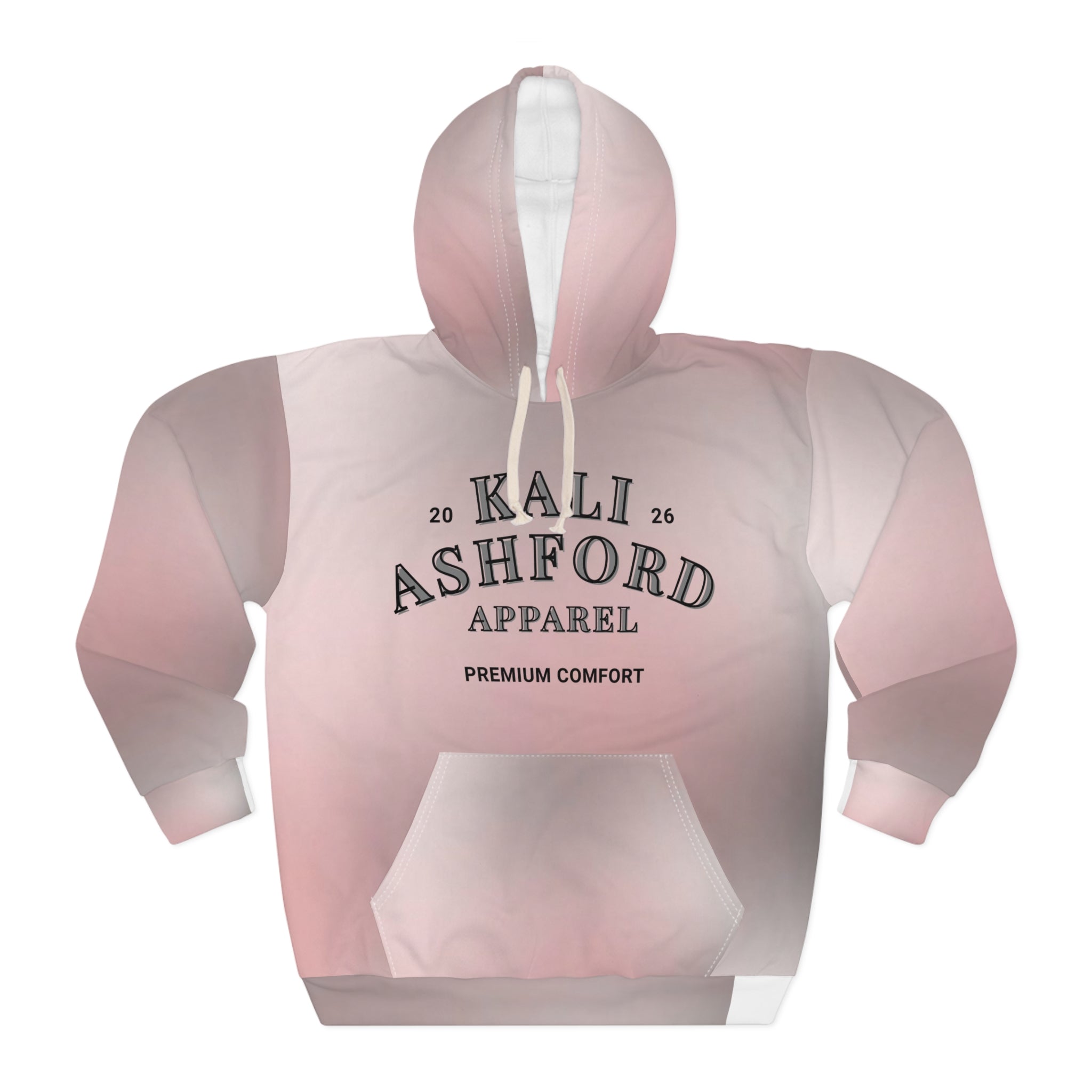 Kali Ashford Apparel Pink Marble Hoodie – Premium Comfort Pullover
