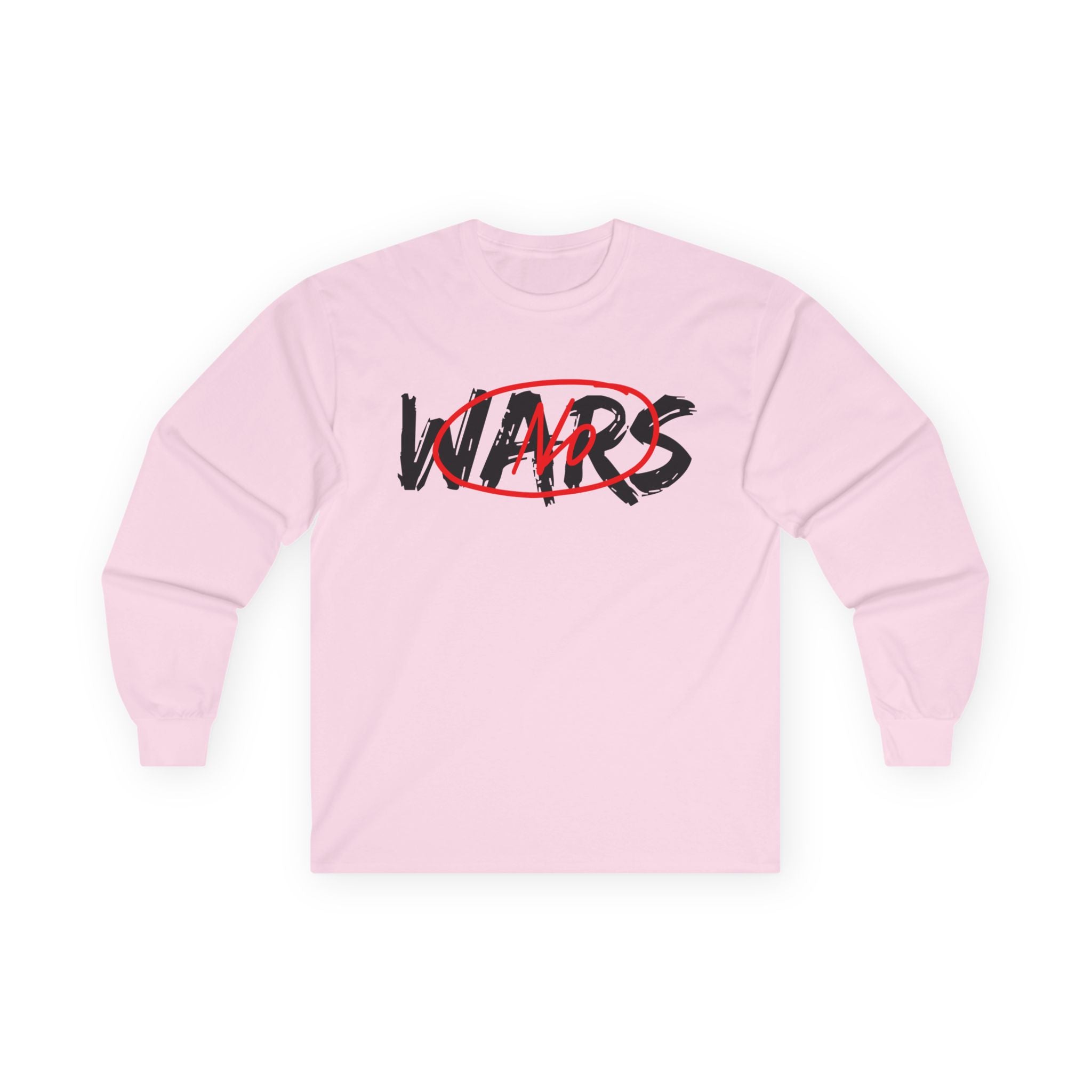 No Wars No Blood Money Long Sleeve Tee | Anti-War Protest Graphic