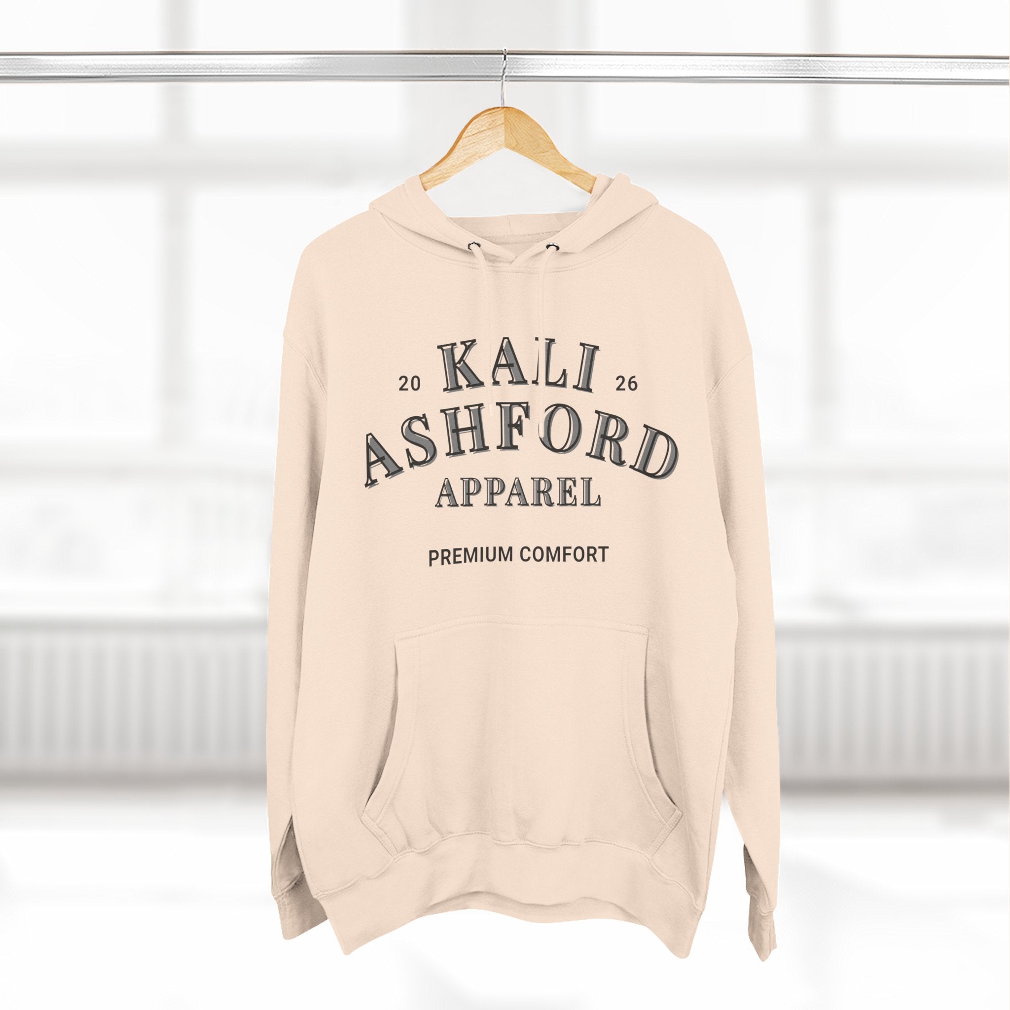 Kali Ashford Apparel Premium Comfort Hoodie Fleece Hooded Sweatshirt