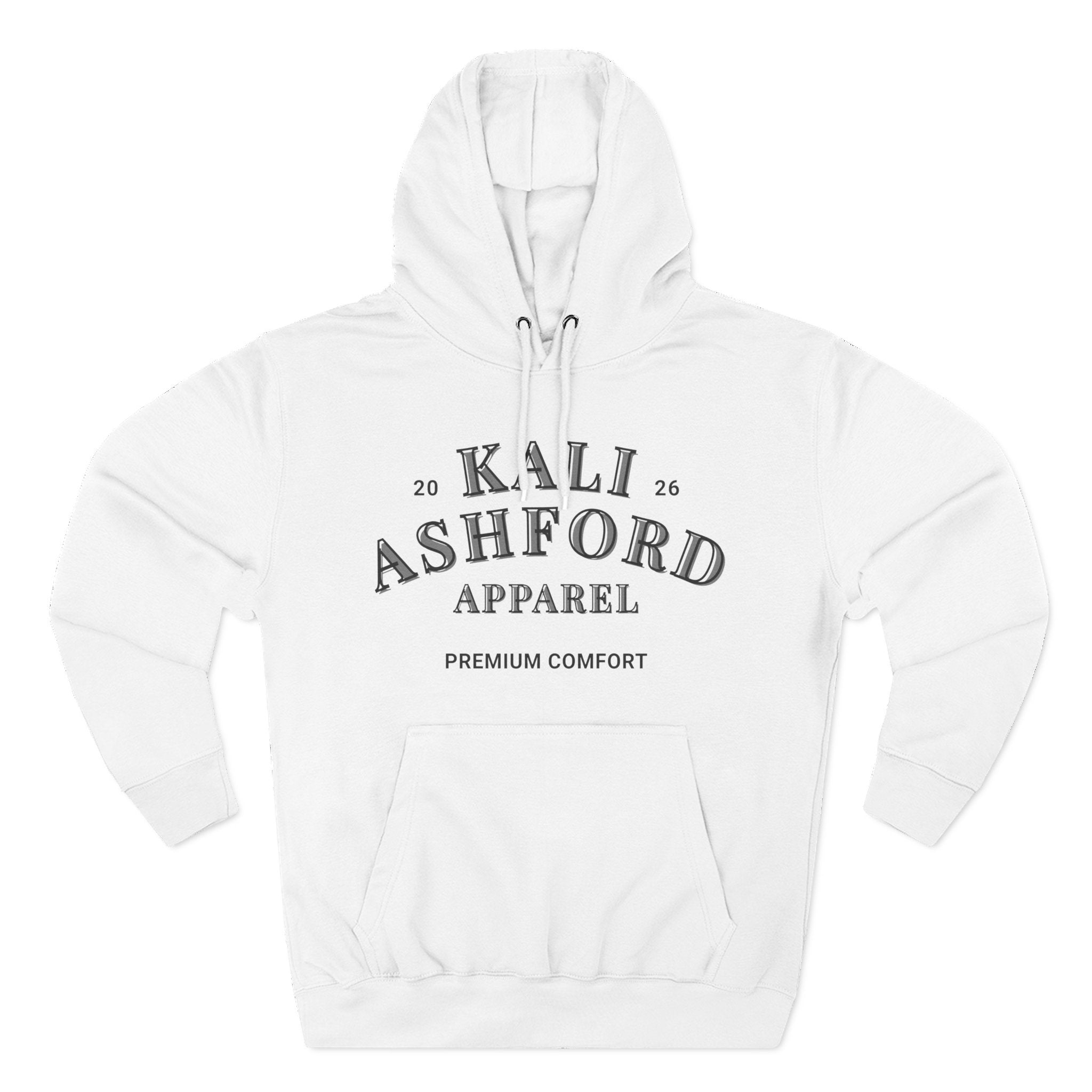 Kali Ashford Apparel Premium Comfort Hoodie Fleece Hooded Sweatshirt