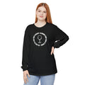 Long Sleeve Working From Home Wine Glass Graphic