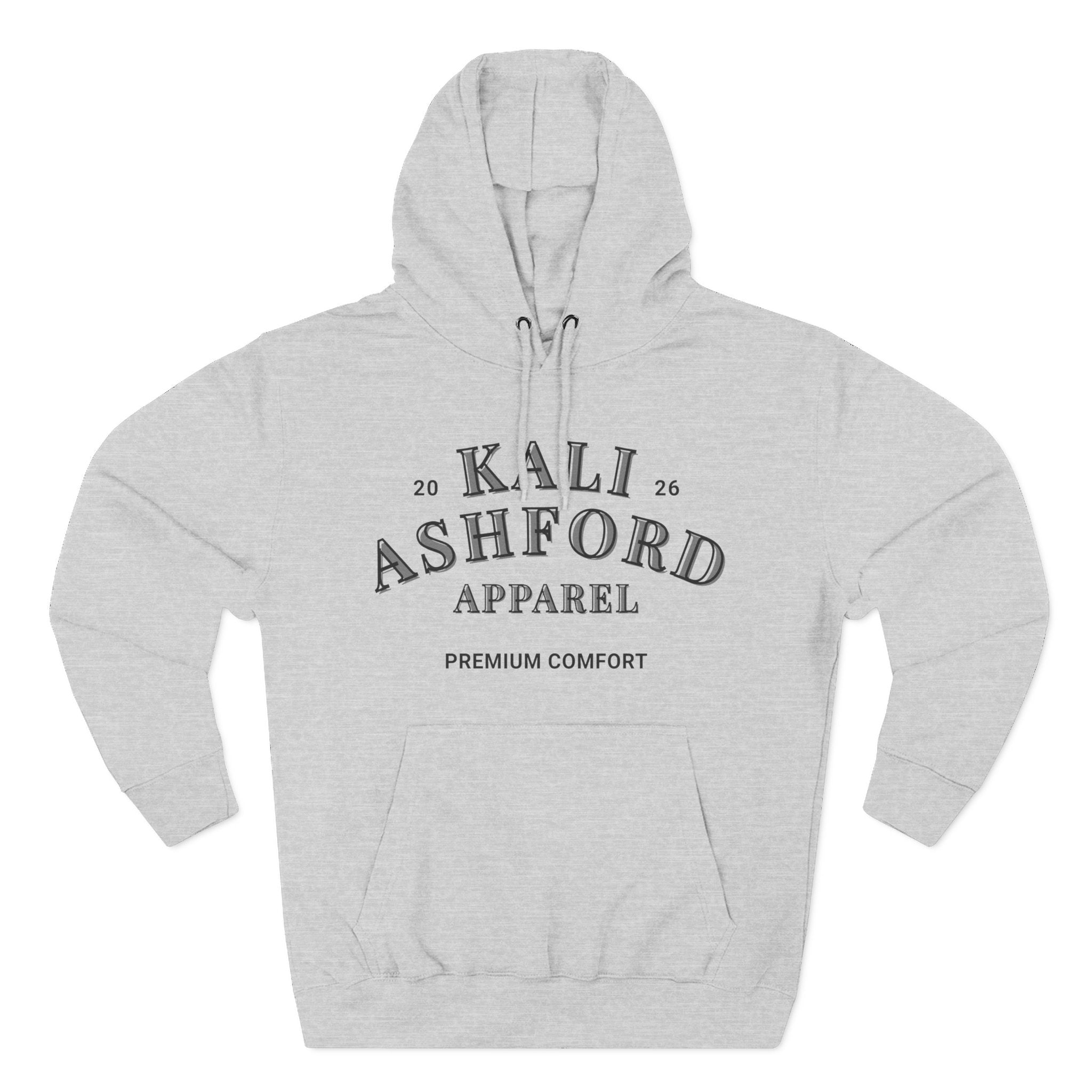 Kali Ashford Apparel Premium Comfort Hoodie Fleece Hooded Sweatshirt