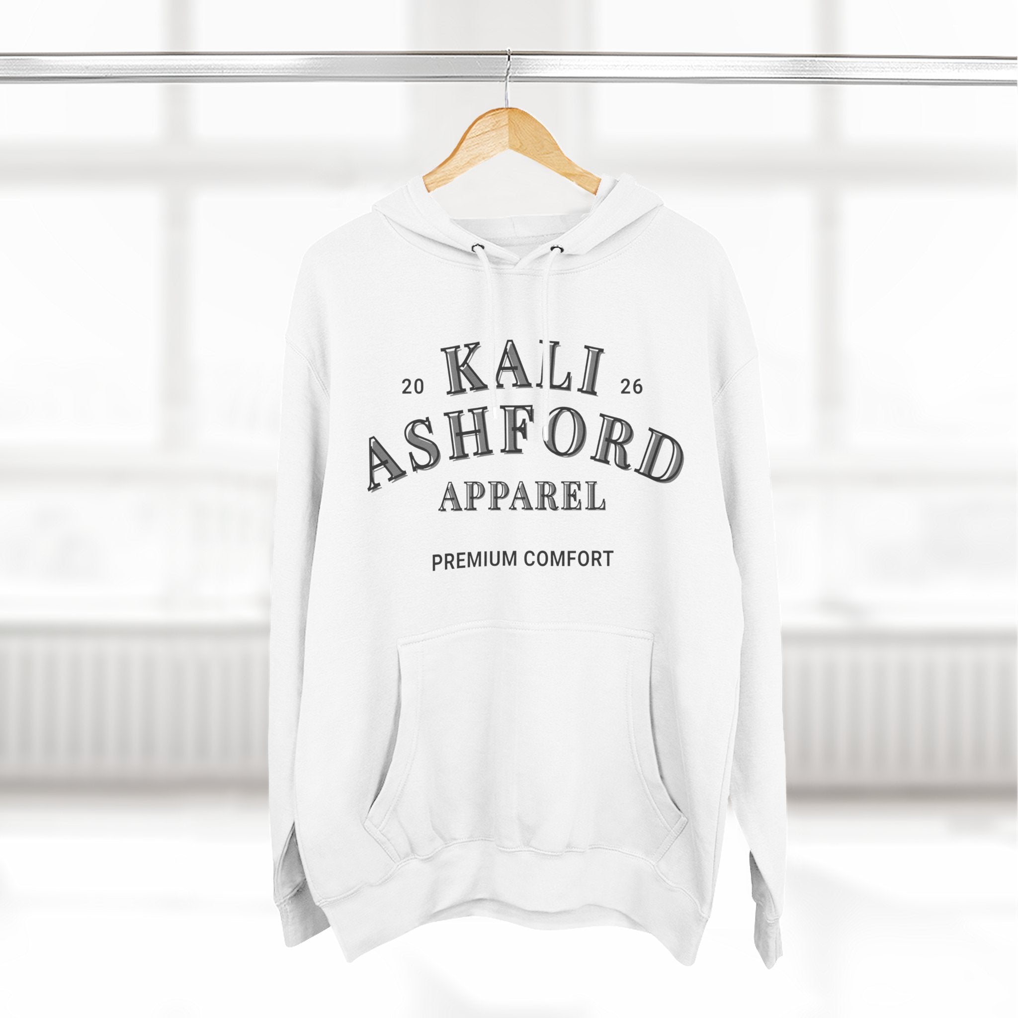 Kali Ashford Apparel Premium Comfort Hoodie Fleece Hooded Sweatshirt