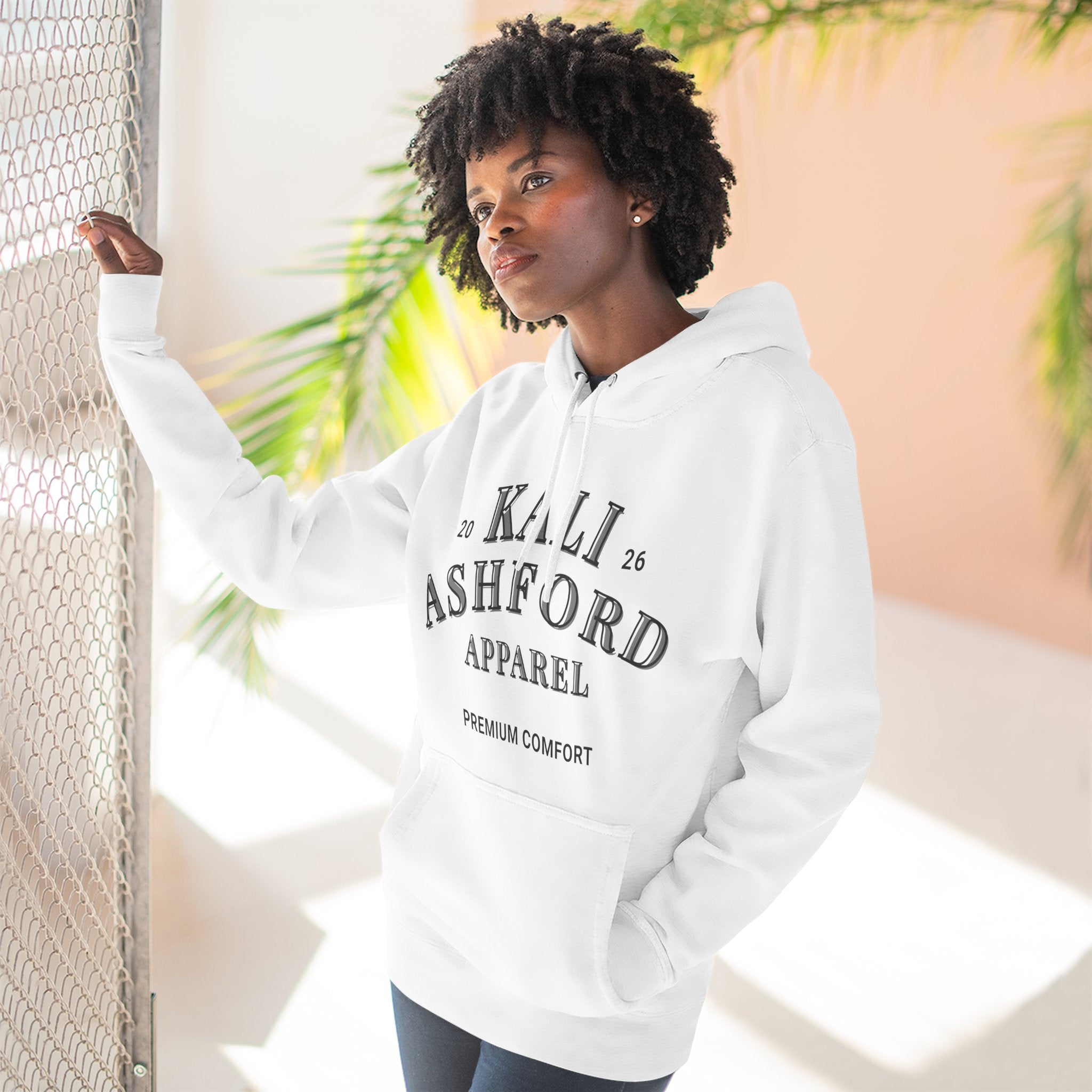 Kali Ashford Apparel Premium Comfort Hoodie Fleece Hooded Sweatshirt