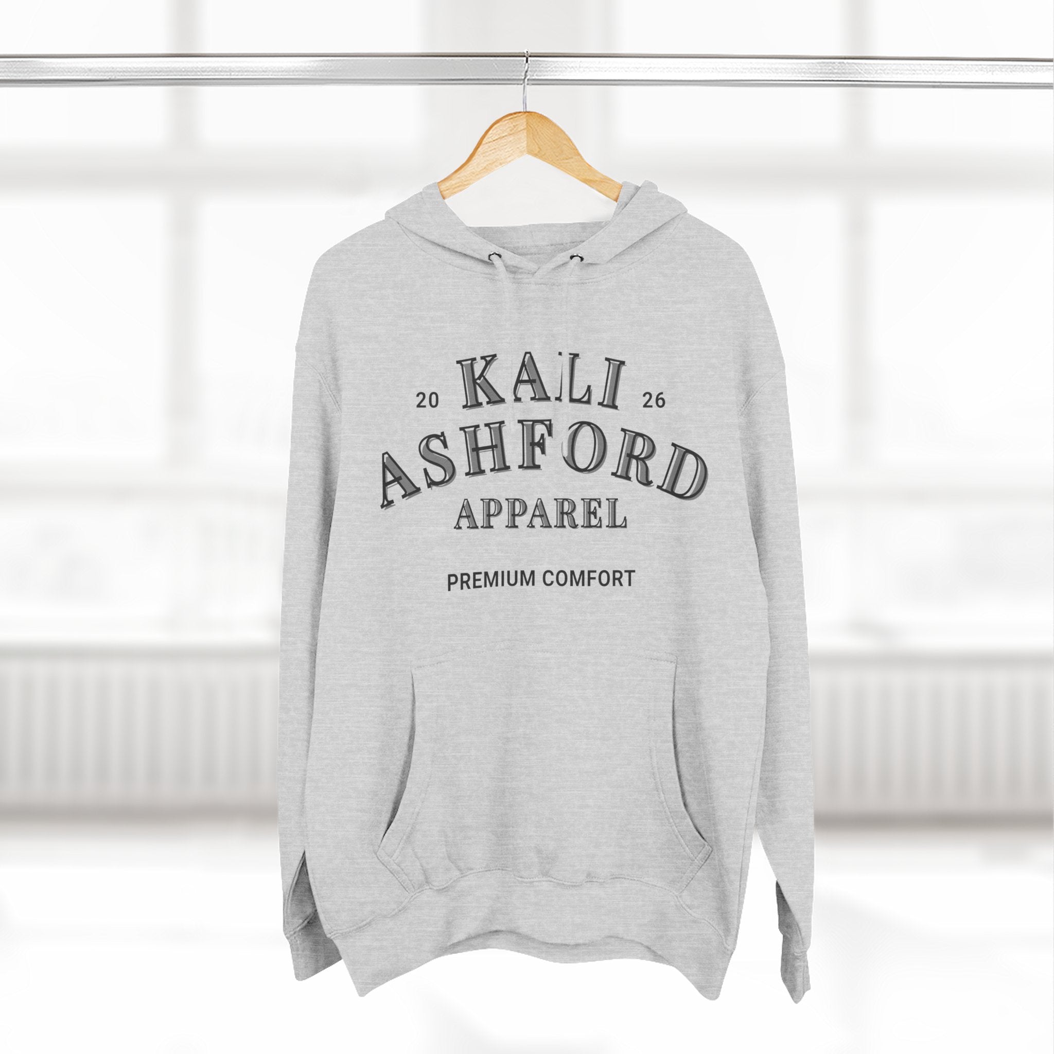 Kali Ashford Apparel Premium Comfort Hoodie Fleece Hooded Sweatshirt