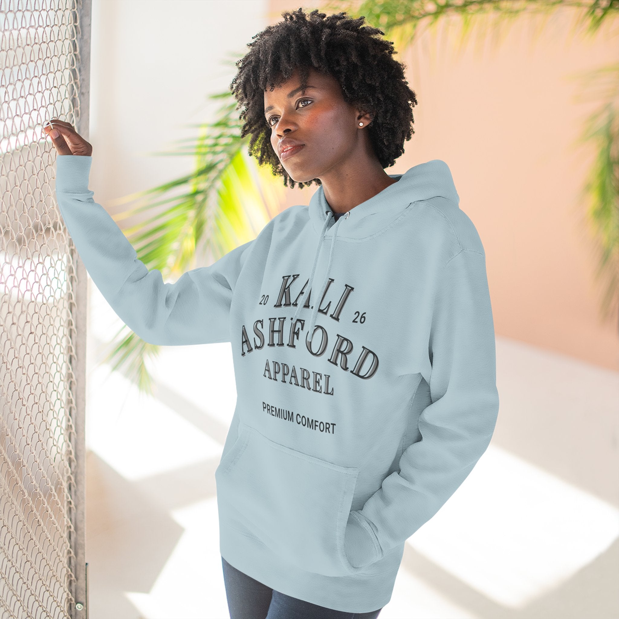 Kali Ashford Apparel Premium Comfort Hoodie Fleece Hooded Sweatshirt