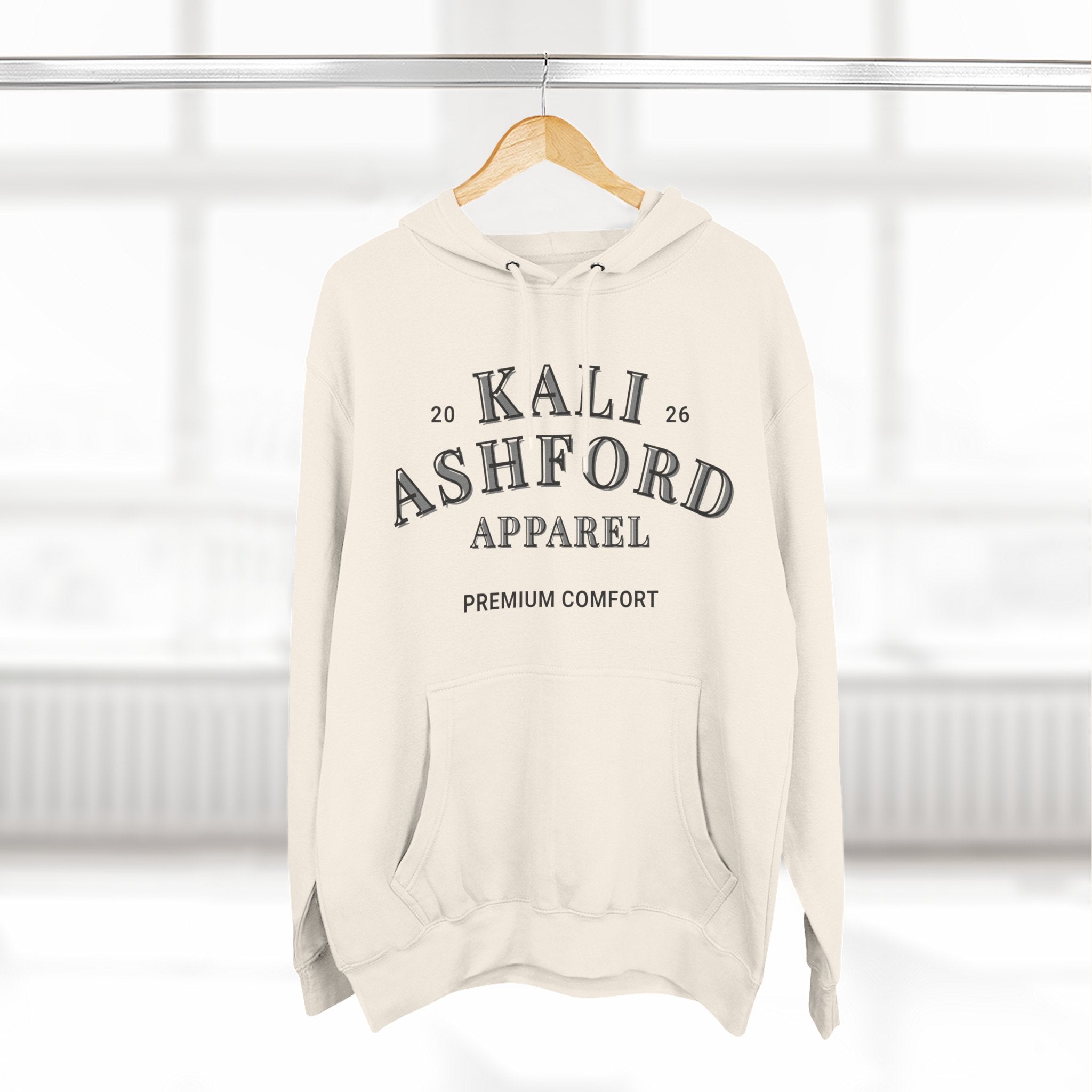 Kali Ashford Apparel Premium Comfort Hoodie Fleece Hooded Sweatshirt