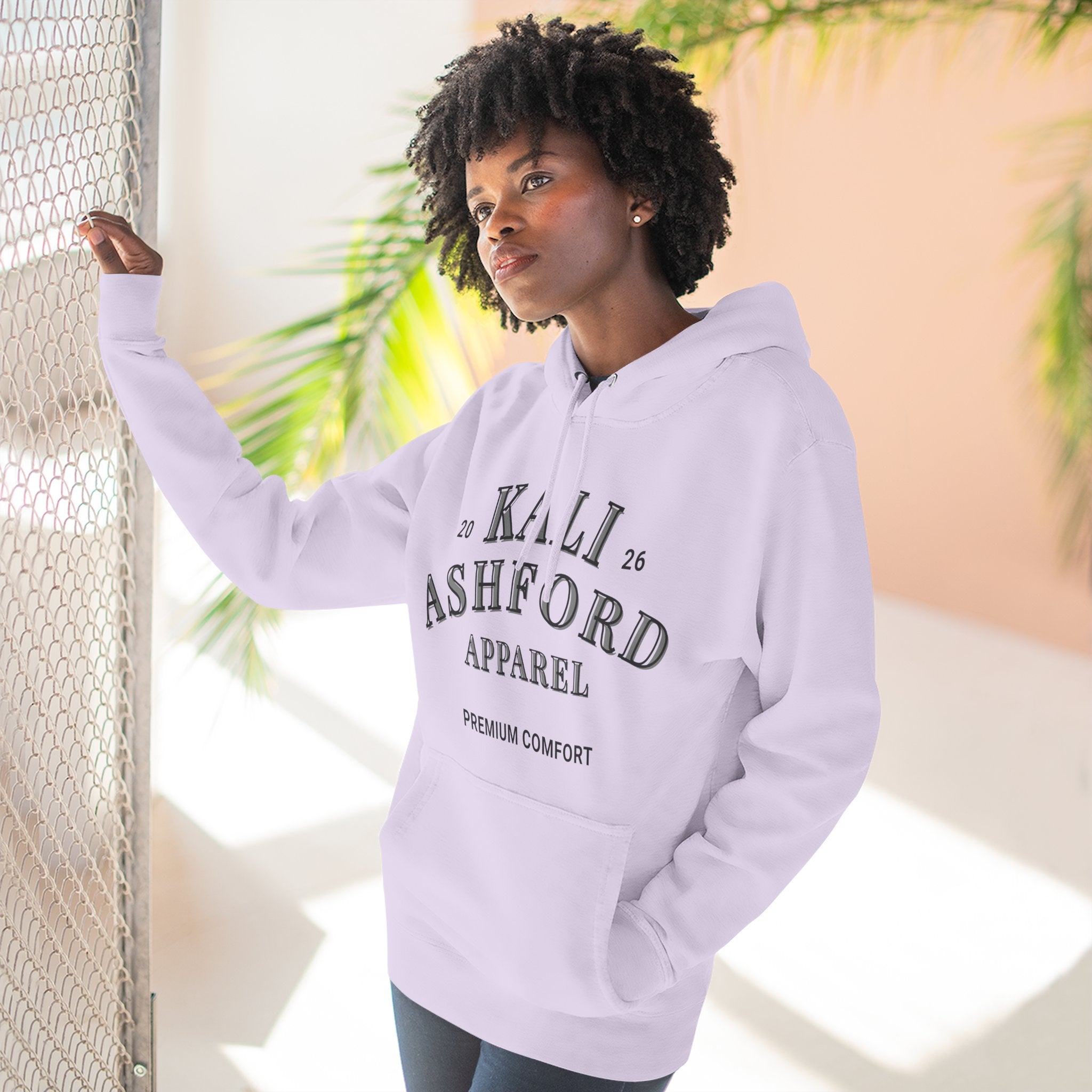 Kali Ashford Apparel Premium Comfort Hoodie Fleece Hooded Sweatshirt